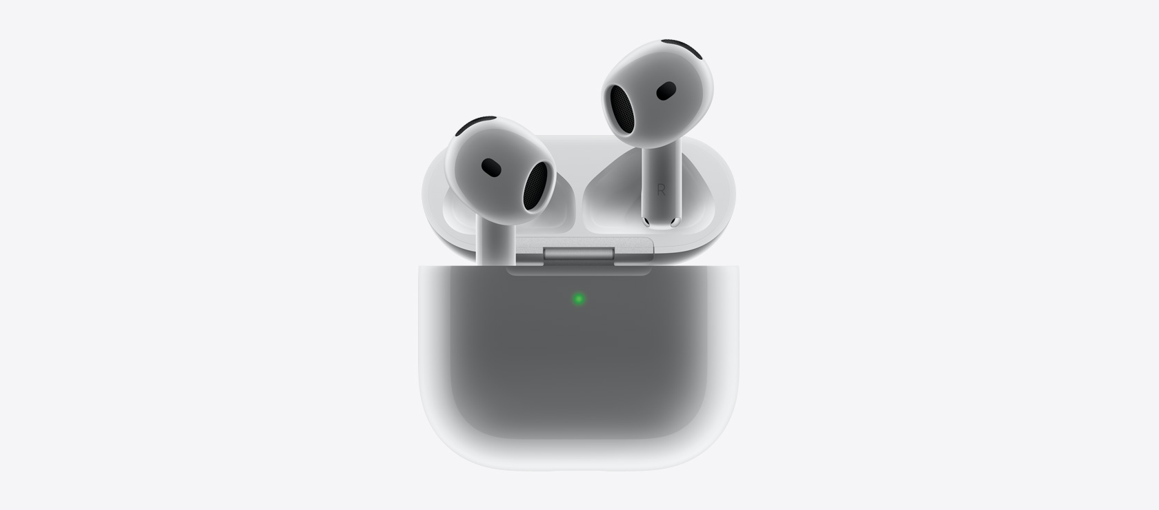 充電ケースに収められたAirPods 4