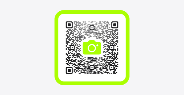 フィットネスアプリを開くためのリンクを含むQRコードの画像