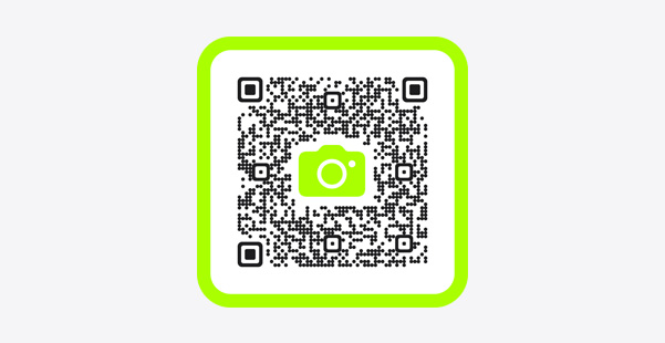 フィットネスアプリを開くためのリンクを含むQRコードの画像