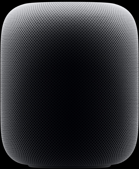 前面に押し出されるHomePodの側面