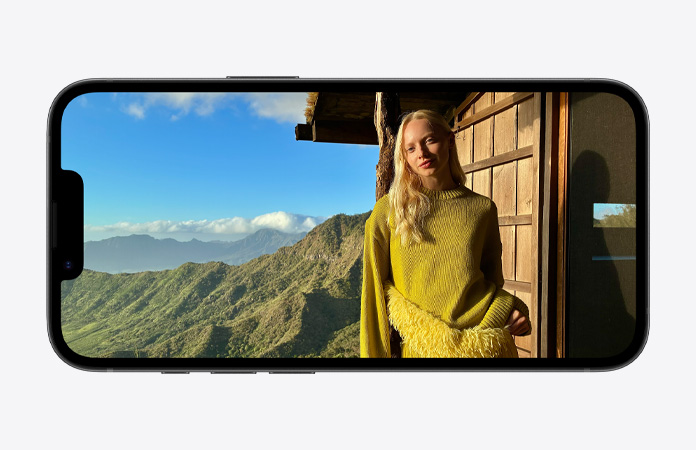 iPhone 17eの前面の外観、Super Retina XDRディスプレイ