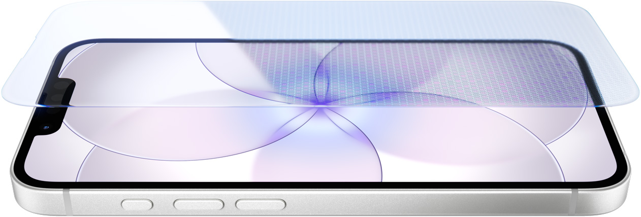 Ceramic Shield 2を採用したiPhone 17eの前面と側面の外観。カラーはホワイト、アクションボタンと音量調節ボタンが見える