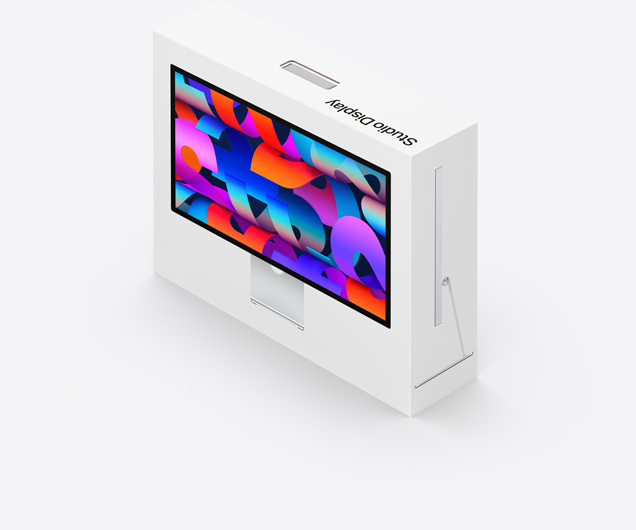 パッケージに入ったStudio Display